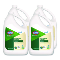Clorox Pro EcoClean All-Purpose Cleaner, Refill, Unscented, 128 oz Bottle, 4/Carton