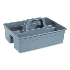 MaxiRough Maid Caddies, 2 Compartments, 12 x 7, Gray