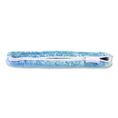 MaxiPlus Combo Window Washer and Squeegee Microfiber Replacement Sleeve, 15.5" Wide, Blue