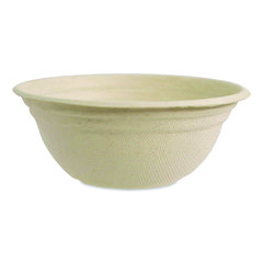 Fiber Barrel Bowls, 8 oz, Natural, 500/Carton