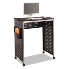 Scoot Stand-Up Desk, 39.5" x 23.25" x 41.75" to 42", Black
