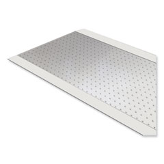 Ribbed Vinyl Carpet Runner, 27 x 240, Clear