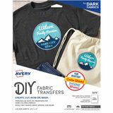 Avery Heat Transfer Paper for Dark Fabrics, 5 Sheets (3279)