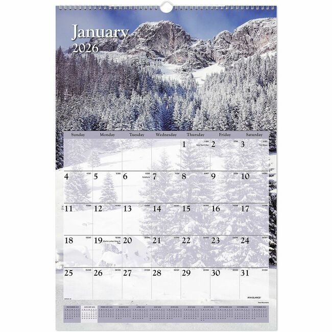 At-A-Glance Scenic Wall Calendar