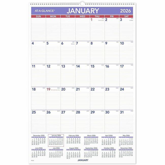 At-A-Glance Wall Calendar