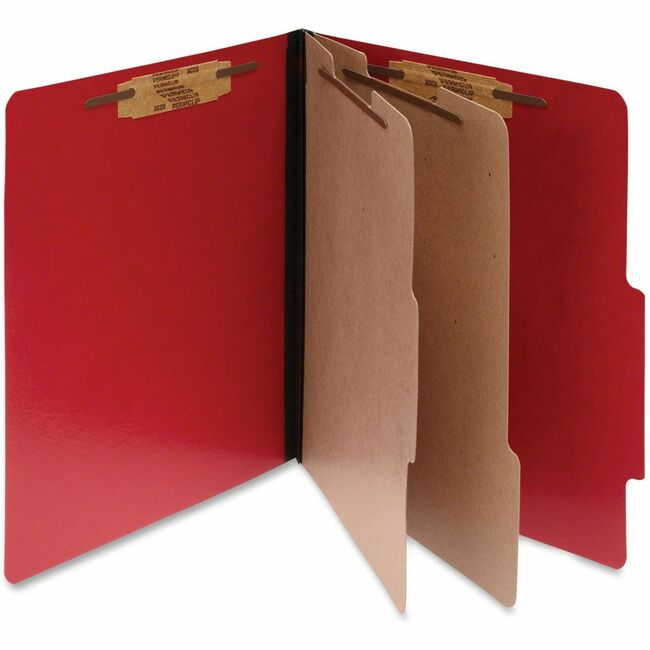 ACCO Presstex Letter Top Tab File Folder with Fastener