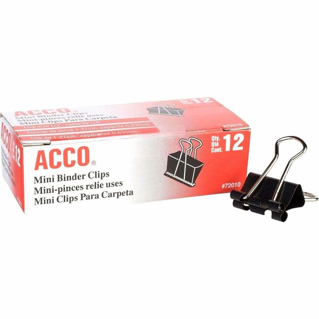 ACCO Mini Foldback Binder Clips