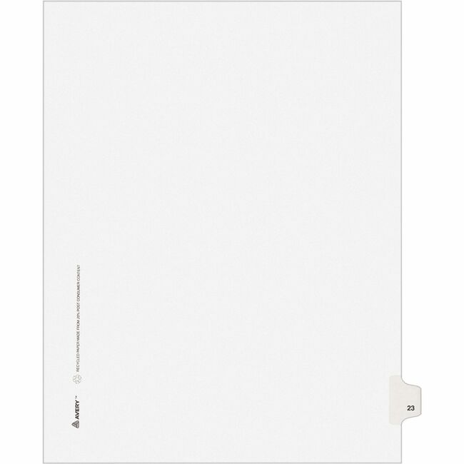 Avery® Individual Legal Exhibit Dividers - Avery Style