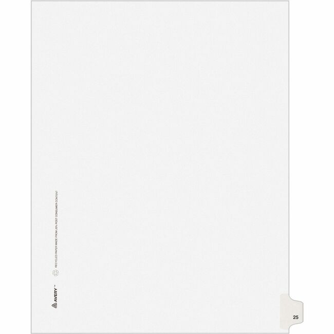 Avery&reg; Individual Legal Exhibit Dividers - Avery Style