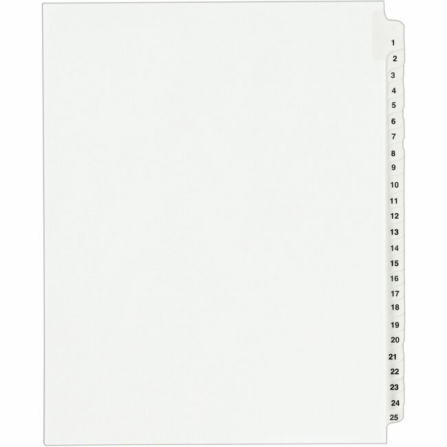Avery&reg; Standard Collated Legal Exhibit Divider Sets - Avery Style
