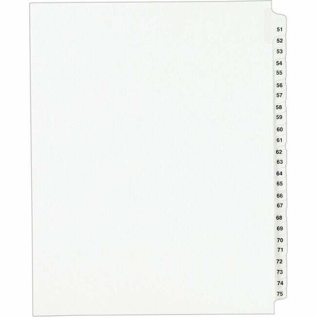 Avery® Standard Collated Legal Exhibit Divider Sets - Avery Style