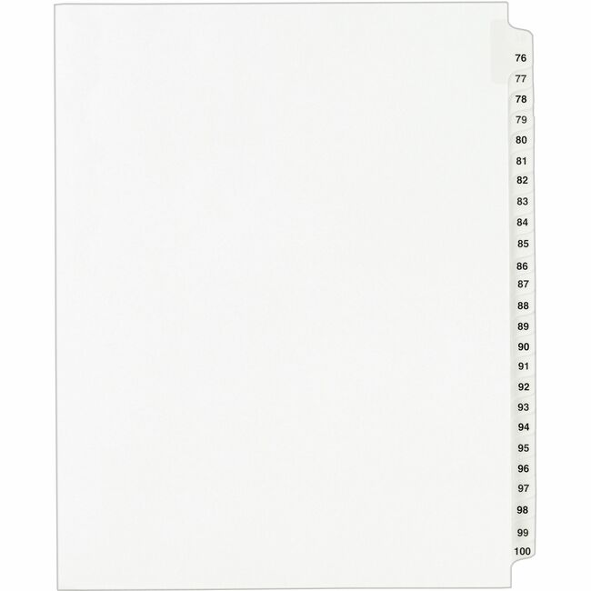 Avery&reg; Standard Collated Legal Exhibit Divider Sets - Avery Style