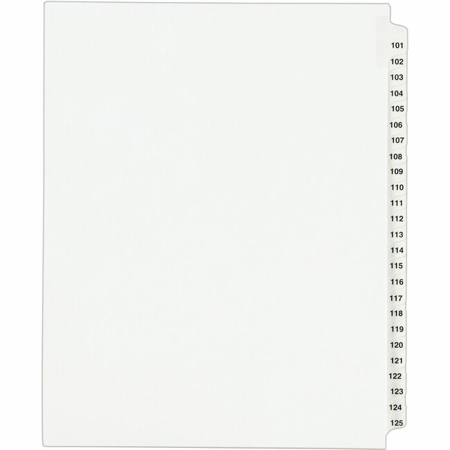 Avery® Standard Collated Legal Exhibit Divider Sets - Avery Style