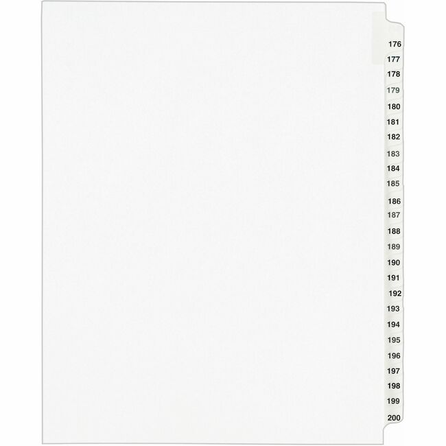 Avery&reg; Standard Collated Legal Exhibit Divider Sets - Avery Style