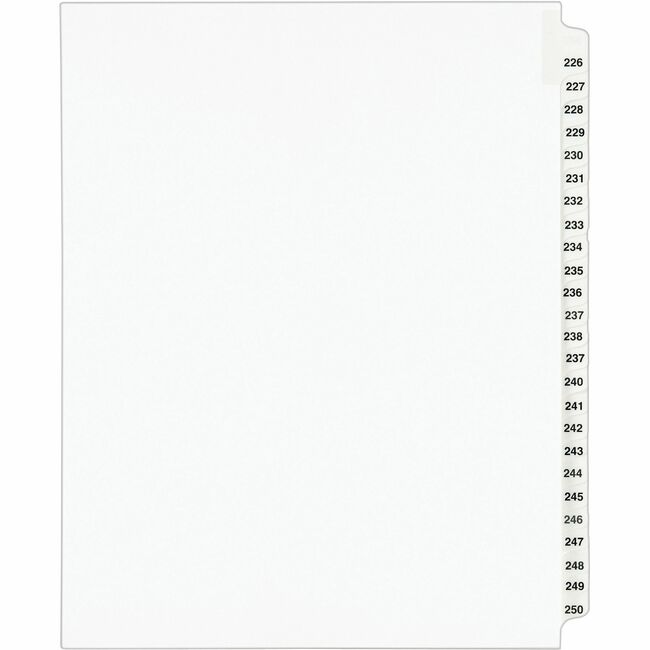Avery® Standard Collated Legal Exhibit Divider Sets - Avery Style