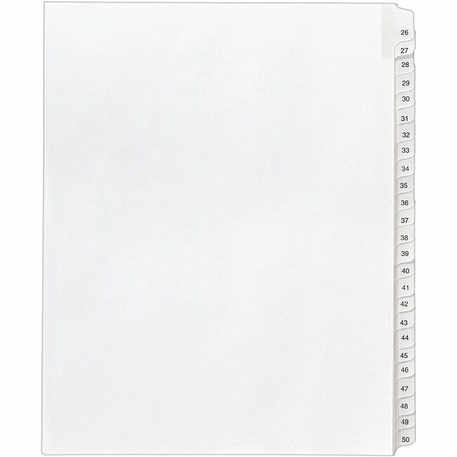 Avery&reg; Collated Legal Exhibit Dividers - Allstate Style