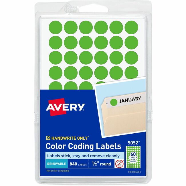 Avery&reg; Color-Coding Labels