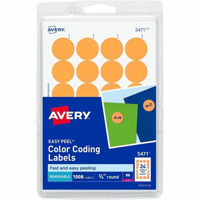 Avery&reg; Color-Coding Labels