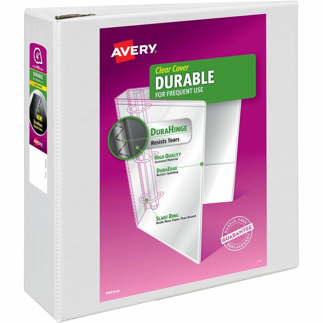 Avery Durable View 3 Ring Binder, 4