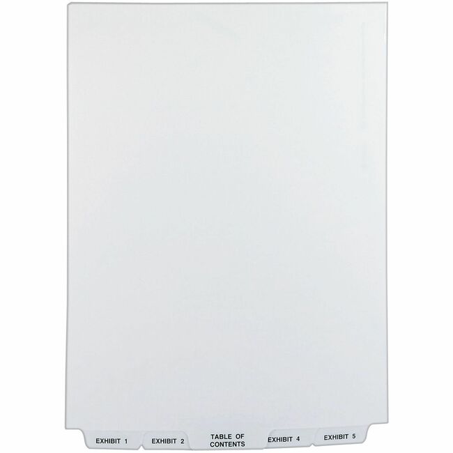 Avery® Premium Collated Legal Exhibit Dividers with Table of Contents Tab - Avery Style