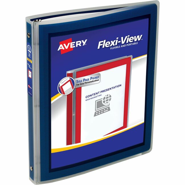 Avery® Flexi-View Binder ½