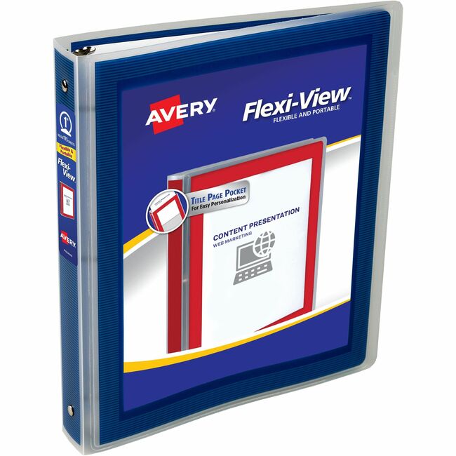 Avery&reg; Flexi-View 3 Ring Binder