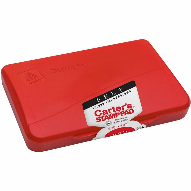Carter's&reg; Felt Red Stamp Pad, 2.75
