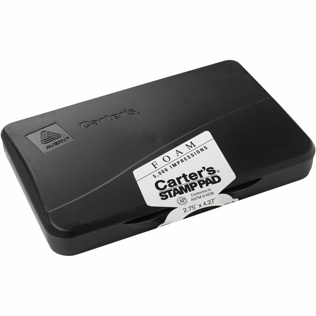 Carter's® Foam Black Stamp Pad, 2.75