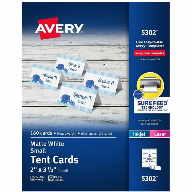 Avery® Tent Cards, 2