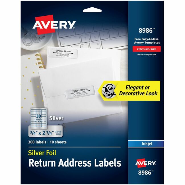 Avery&reg; Gold Foil Mailing Labels