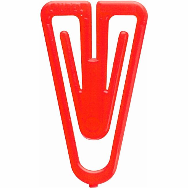 Plastiklips Paper Clips Medium Size 500 Pack ASSORTED Colors (LP-0300)