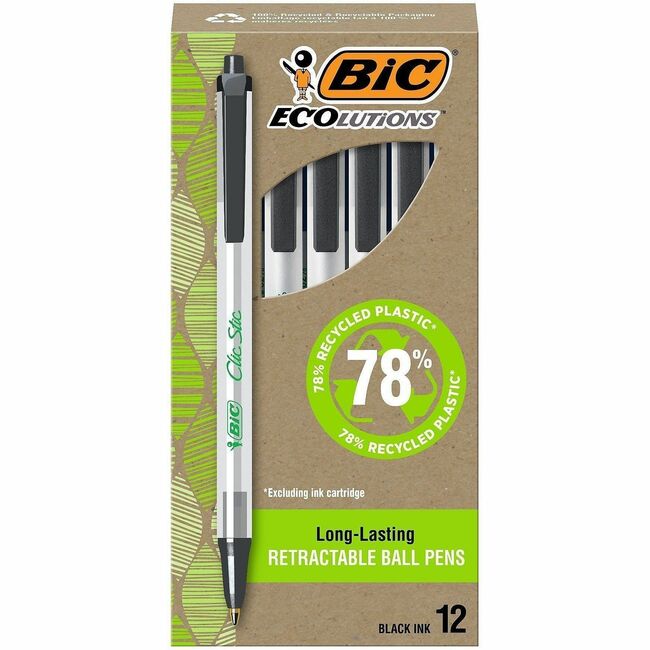 BIC Clic Stic Retractable Ball Pens