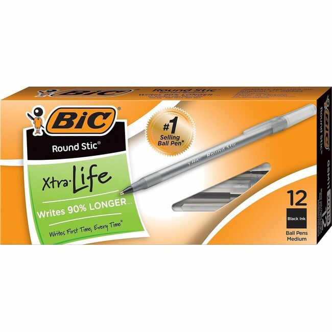 BIC Round Stic Ballpoint Pens