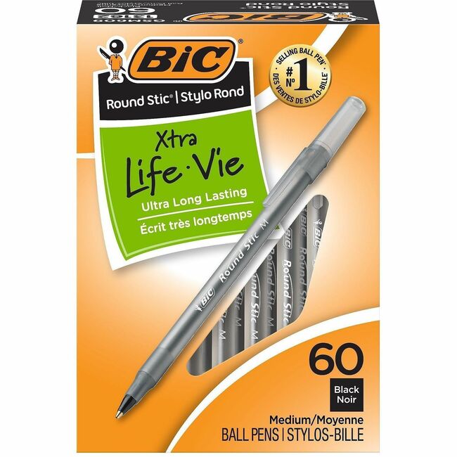 BIC Round Stic Ballpoint Pens