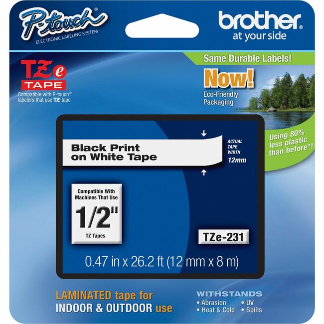 Brother TZe Laminated Tape Cartridge