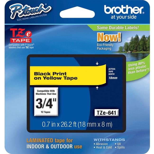 Brother TZe Flat Surface Laminated Tape