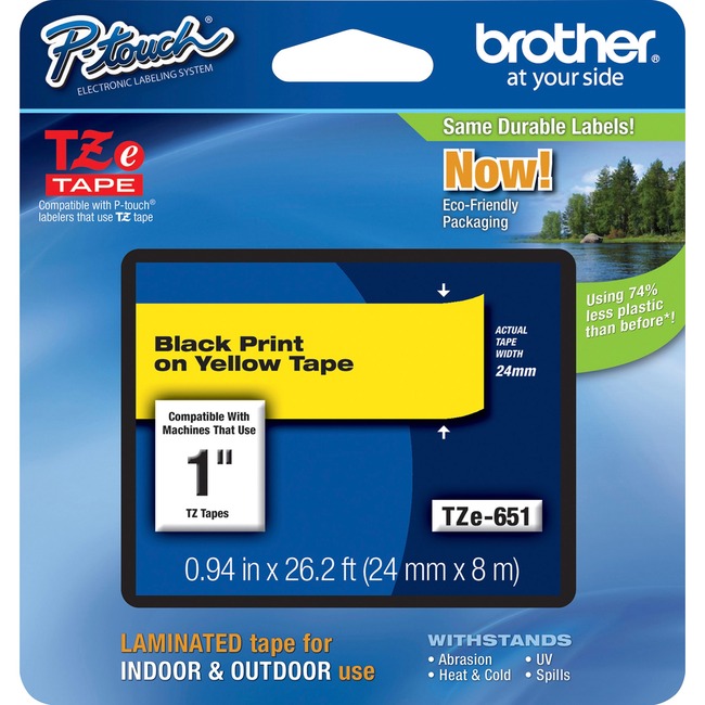 Brother TZe Laminated Tape