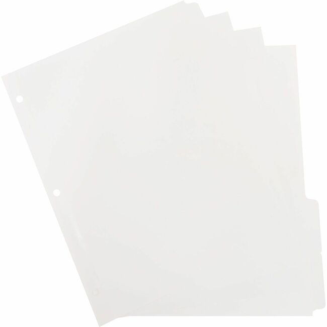 Business Source 3-Ring Plain Tab Indexes