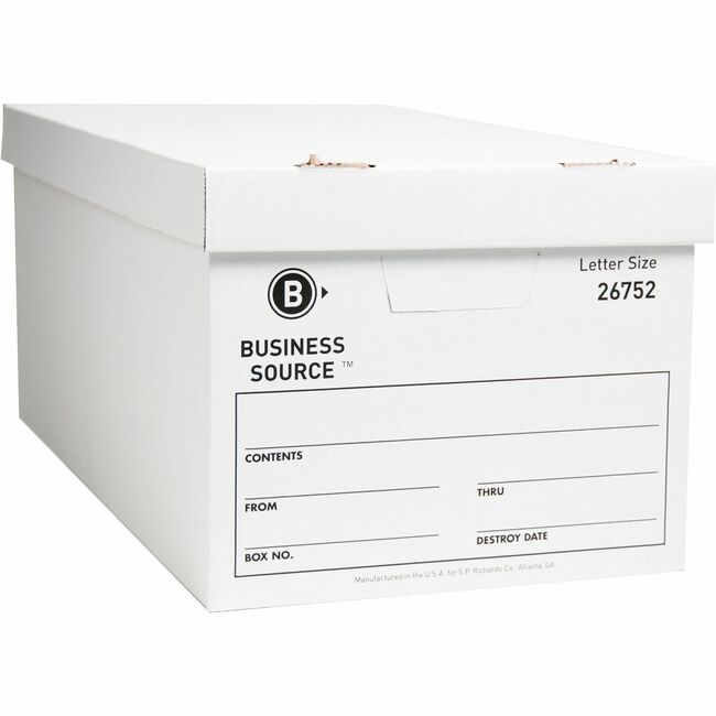 Business Source Lift-off Lid Light Duty Storage Box