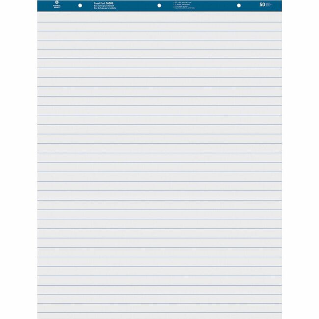 Business Source Standard Ruled Easel Pad