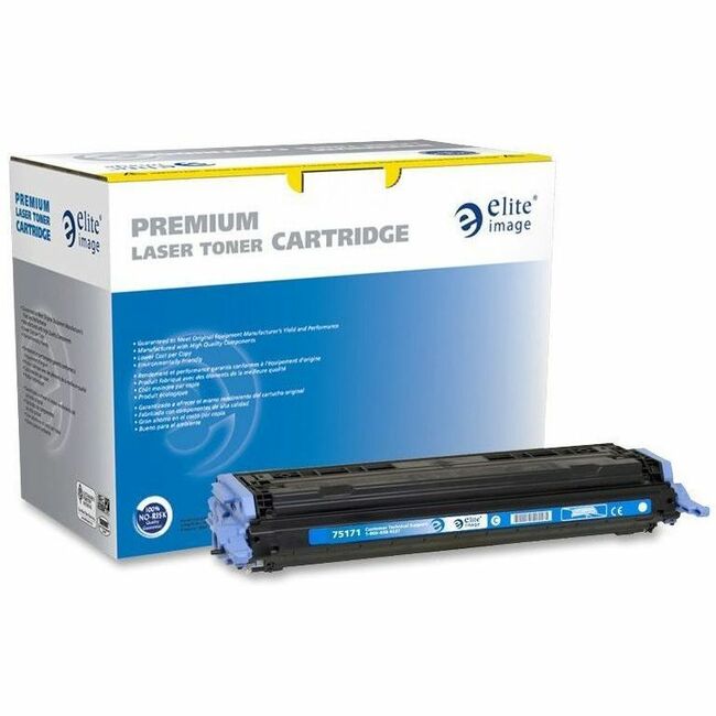 Elite Image Remanufactured Laser Toner Cartridge 124A (Q6001A) - Cyan - 1 Each