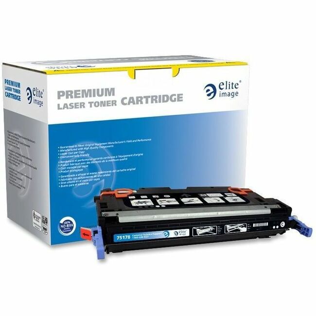 Elite Image Remanufactured Laser Toner Cartridge 501A (Q6470A) - Black - 1 Each
