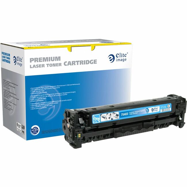 Elite Image Remanufactured Laser Toner Cartridge 304A (CC531A) - Cyan - 1 Each
