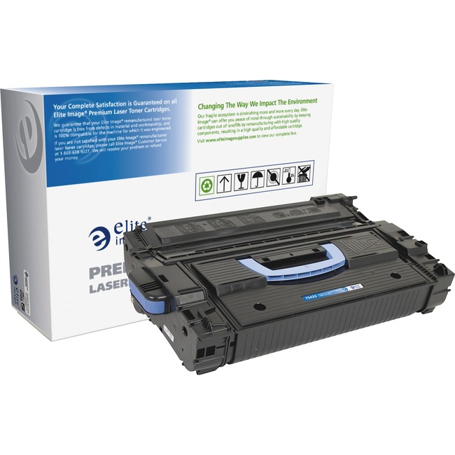 Elite Image Remanufactured MICR Laser Toner Cartridge 43X (C8543X) - Black - 1 Each