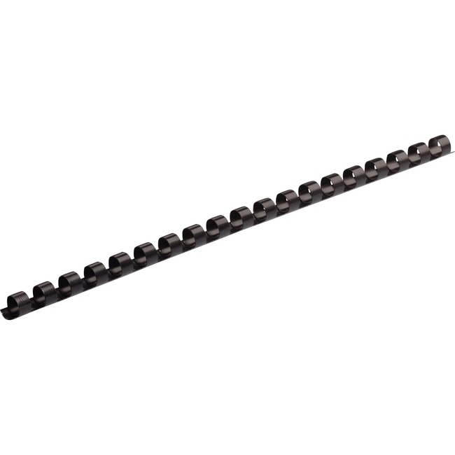 Fellowes Plastic Binding Combs - Black, 1/4