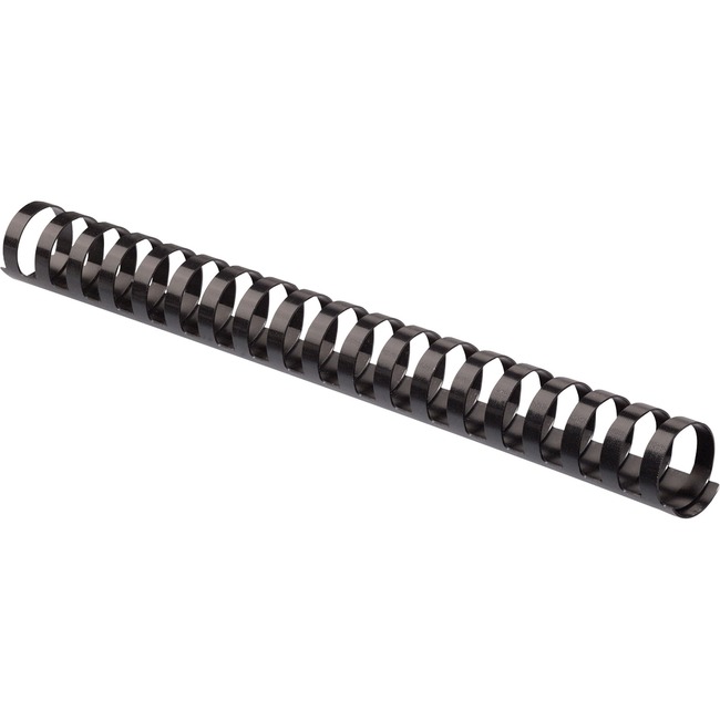 Fellowes Plastic Binding Combs - Black, 3/4