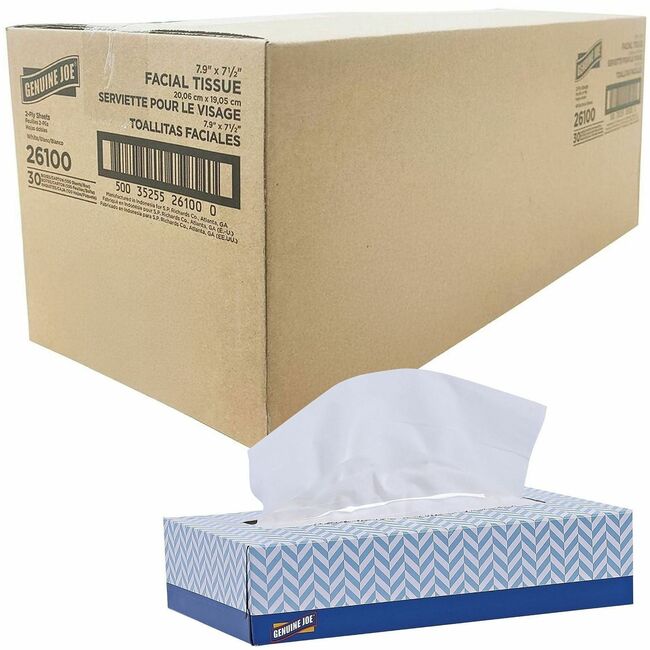 Genuine Joe Facial Tissue