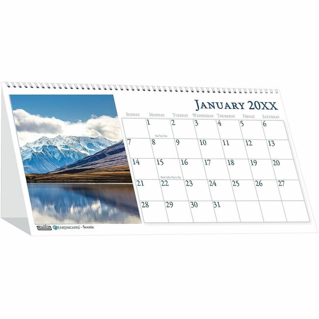 House of Doolittle Scenes Desktop Tent Calendar
