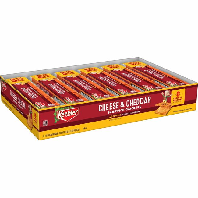 Keebler Cheese and Cheddar Sandwich Crackers