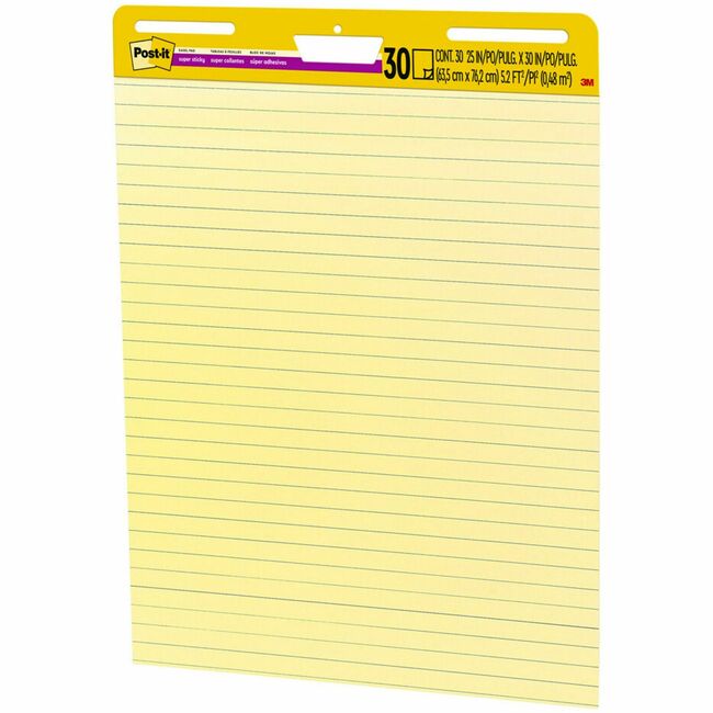 Post-it® Self-Stick Easel Pads with Faint Rule
